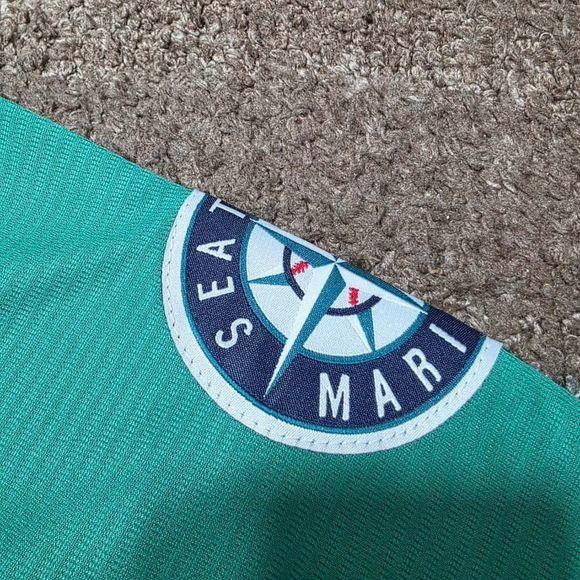 Ichiro Suzuki Mariners #51 Nike Throwback Teal Jersey NWT Adult Size XL - Picture 6 of 10